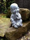 Dekofiguren Buddha sitzend nicht sprechen Gartenfigur Skulptur Dekoration Haus