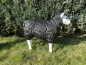 Schwarzes Schaf Deko Gartenfigur handbemalt Wetterfest Gartenfigur