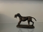 Deko Jagdhund mit Beute Material Gusseisen