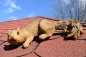 Eichhörnchen Deko Gartenfigur zur Wandbefestigung