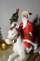 Weihnachtsmann Schaukelpferd Weihnachtsdekoration Nikolaus Tannenbaum
