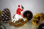 Weihnachtsmann Schaukelpferd Weihnachtsdekoration Nikolaus Tannenbaum