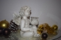 Engel Windlicht Himmelsbote Skulptur Figur Gartenfigur Weihnachten rechts