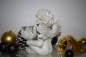 Engel Windlicht Himmelsbote Skulptur Figur Gartenfigur Weihnachten rechts