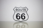 Deko Schild Route 66 Material Gusseisen