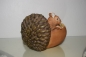 Deko Eichhörnchen  Nuss Schale Tierfigur Skulptur Nagetiere Wild