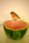 Deko Vogel Melone Früchte Sommer Haus garten
