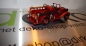 Feuerwehrwagen Blechfahrzeug Deko Blechmodell Sammlerstück