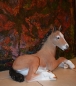 FOHLEN PFERD FIGUR STATUE SKULPTUR DEKO GARTEN PONY