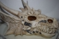 Drachenkopf Drachenfigur Deko Fantasy Wandrelief klein Totenkopf Sammlerobjekte