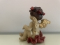 Engel mit Taube Handbemalt Barrock Stiel Schutzengel