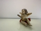 Engel mit Gitarre Handbemalt Barrock Stiel Schutzengel