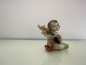 Engel mit Gitarre Handbemalt Barrock Stiel Schutzengel