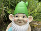 Zwerg mit Surfbrett Sommer Gartenfigur Teich