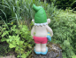 Zwerg mit Surfbrett Sommer Gartenfigur Teich