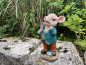 Schwein Deko Figuren Gartenfiguren Balkon lustige Tierfiguren