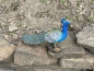 Deko Pfau vogel Gartenfigur
