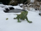 Leguan Deko Reptil Teichfigur Haus oder Gartenfigur