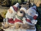 Deko Weihnachtsmann Elch Schneemann Schlitten