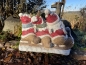 Deko Weihnachtsmann Elch Schneemann Schlitten