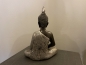 Kleiner Buddha im Schneidersitz Silber Braun