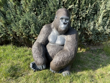 Affe Gorilla Dekoration Dschungel Zoo Gartenfigur