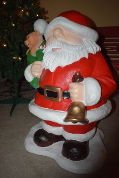 Weihnachtsmann Deko Figur Weihnachtsbaum Advent Nikolaus Weihnachtsdekoration