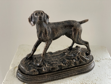 Deko Hund Jagdhund Gusseisen