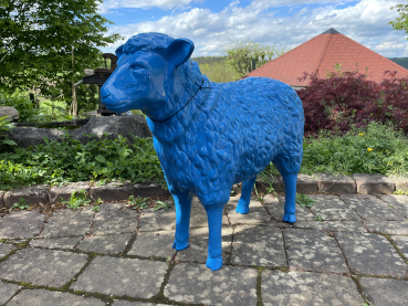 Schaf Deko blaues Schaf Nur ABHOLUNG kein VERSAND