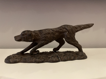 Jagdhund Schreibtisch Büro Deko Hundefigur