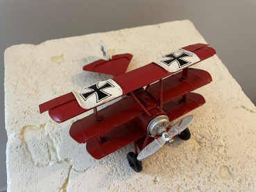 Flugzeuge Deko Blechmodell Sammlerobjekte Farbe Rot