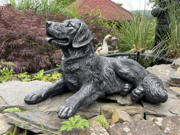 Golden Retriever Deko Hunde Figur Gartenfigur
