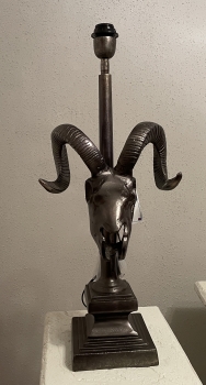 Deko Lampe Skull Tischlampe Hörner