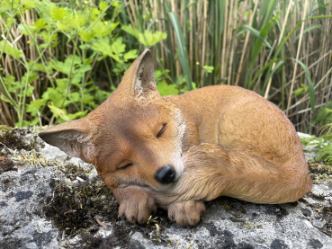 Fuchs Deko Figuren Gartenfigur Tierfigur
