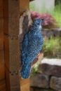 Eisvogel 28 cm Kingfisher Vogel Garten Haus Deko lebensechte Figur Gartenfigur