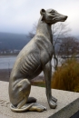 Deko Figur Windhund Gartenfigur,Skulptur Dekoration,Hund,Wohnung, Garten,