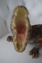 Krokodil Echse Lebensgroß Tierfigur Figur Gartenfigur Reptil