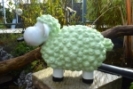 Deko Schaf,Figur Lustige Bunte Schafe Wollschafe Tierfigur Gartenfigur Höhe 23 cm MINT Schaf