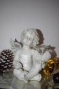 Engel Windlicht Himmelsbote Skulptur Figur Gartenfigur Weihnachten rechts