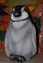 Pinguin Deko Figuren Tierfigur Polar Eis Meer Baby Pinguine NEU Haus Höhe 26 cm