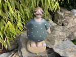Bademann Deko Urlaub Gartenfigur Strand und Meer Höhe 27 cm
