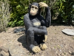 Schimpanse Dekoration Gartenfigur