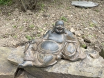 Lachender Buddha Deko Feng Shui Statue Skulptur