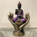 Deko Thai Buddha sitzend in Händen