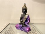 Deko Exklusiver Buddha Feng Shui Höhe 21 cm mehrfarbige Skulptur