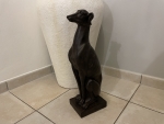 Windhund Hundefigur Deko Skulptur